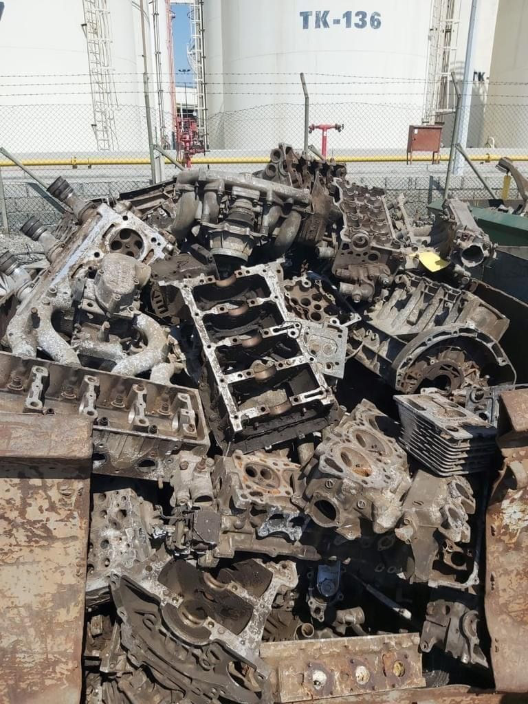 Cheap used engine block scrap engine 99.9 aluminum block scrap