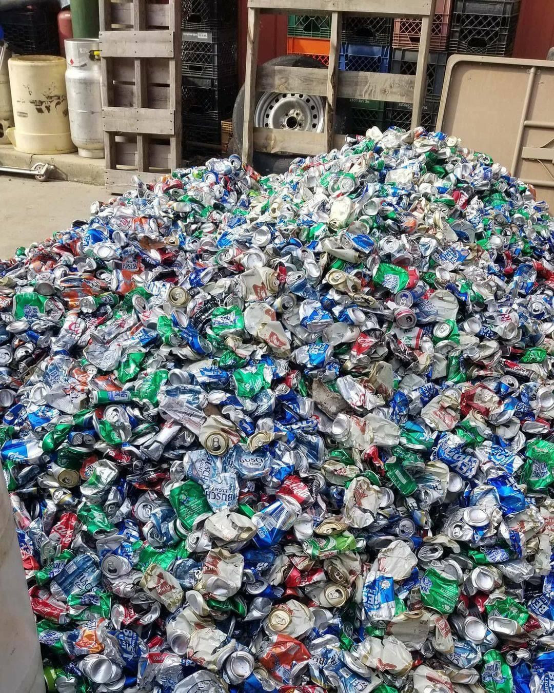 Aluminum UBC can scrap