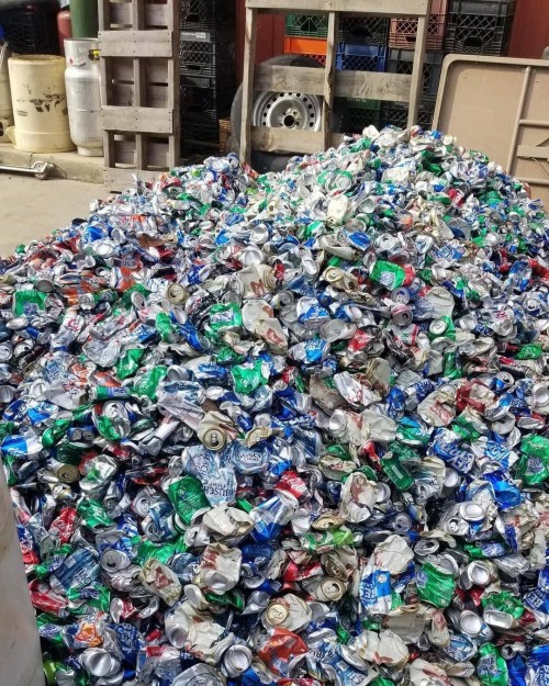Aluminum UBC can scrap